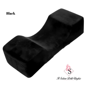 cuscino estencion ciglia nero