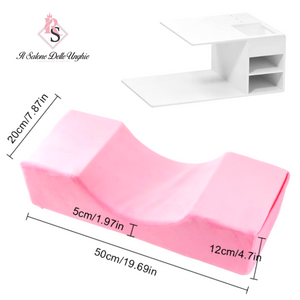 cuscino extension ciglia rosa