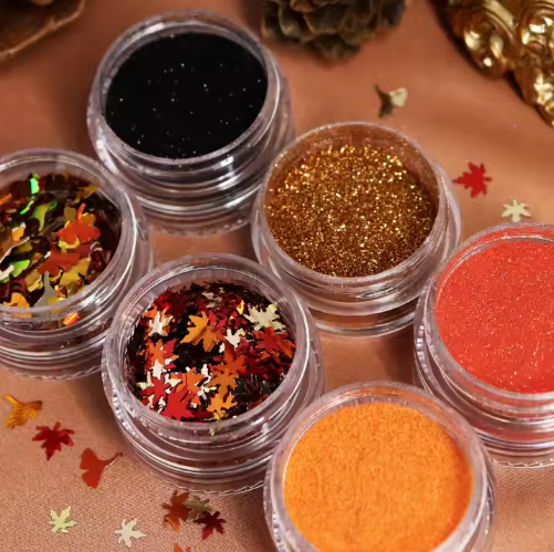 GLITTER SET DA 6 n7 autunno