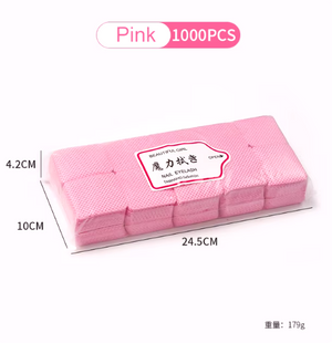 PADS QUADRATI rosa 1000pz