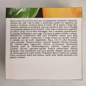 BURRO CORPO mandarino e te verde