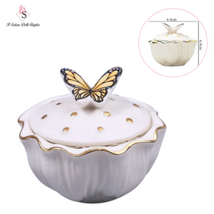 contenitore ceramica bianco