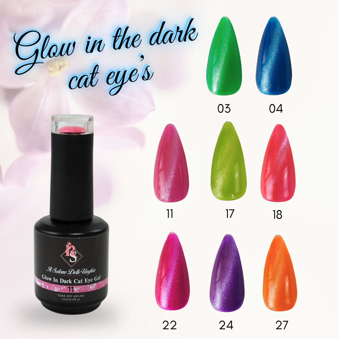 Gel Color Cat Eye's 17 Glow In The Dark - Il Salone Delle Unghie