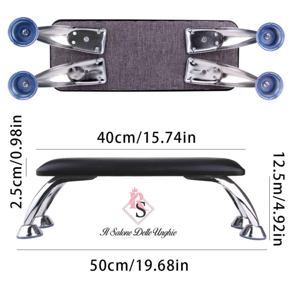 Poggiamano Nero per Unghie - Poggiamano Nails per un'Eleganza e Stile Unici nella Tua Manicure