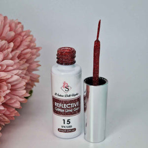 Reflective 15 Glitter Line Gel 8ml