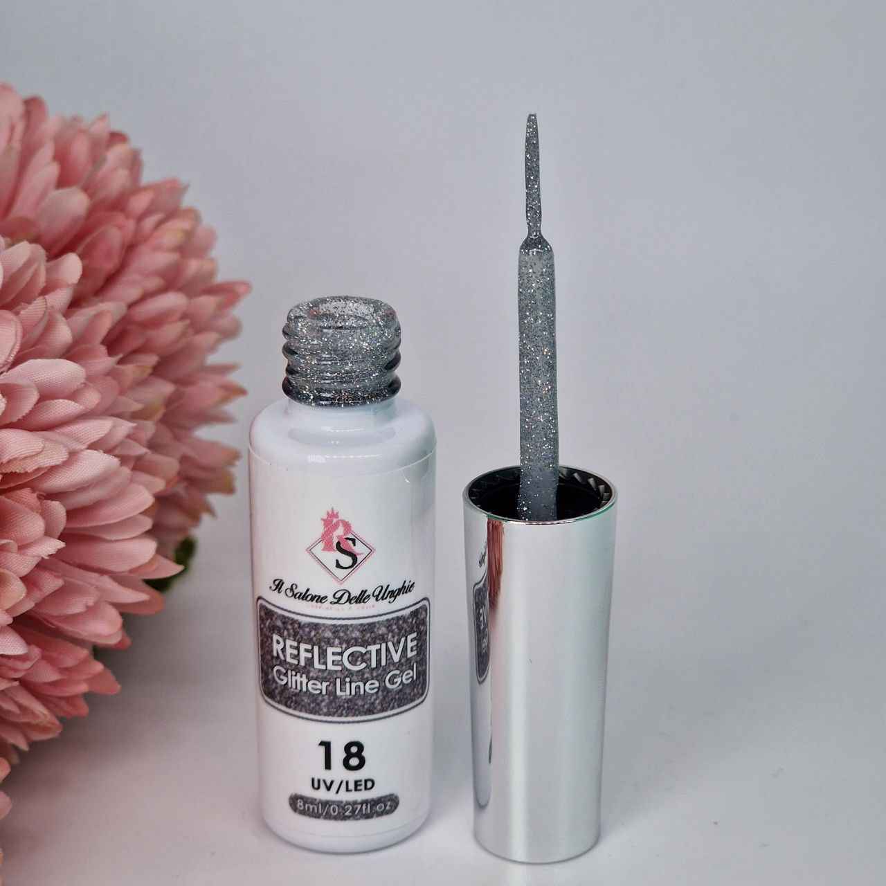 Reflective 18 Glitter Line Gel 8ml