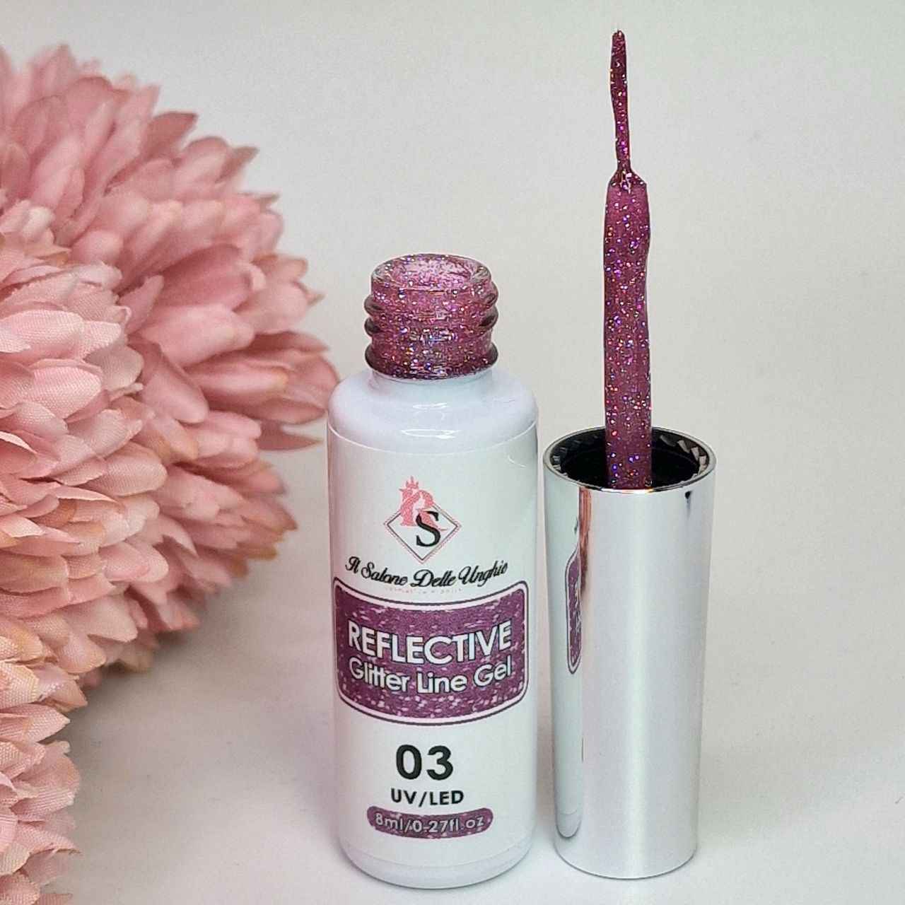 Reflective 03 Glitter Line Gel 8ml