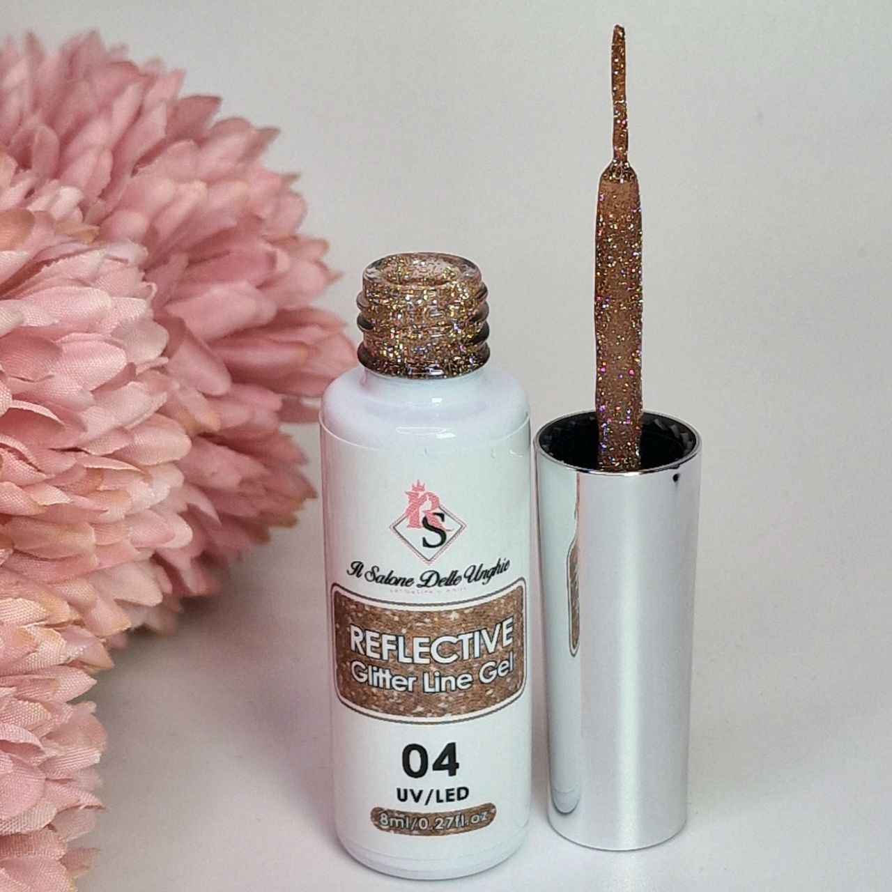 Reflective 04 Glitter Line Gel 8ml