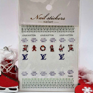 Adesivi Firme Natale T626