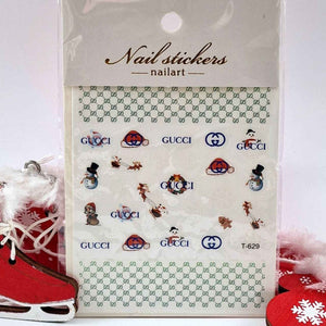 Adesivi Firme Natale T629