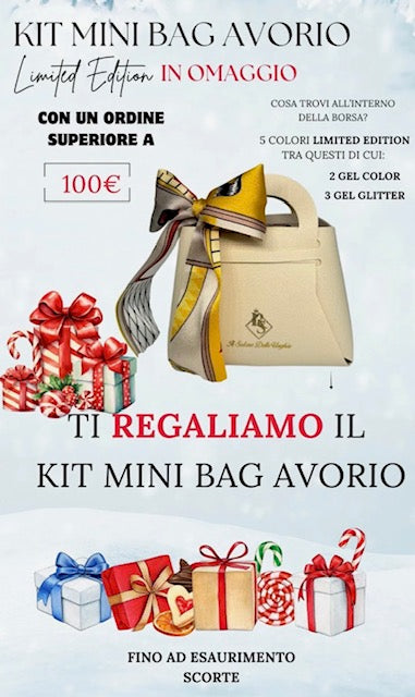 Kit Mini Bag Avorio in Omaggio con Ordini da 100€ – 5 Gel Limited Edition - Il Salone Delle Unghie