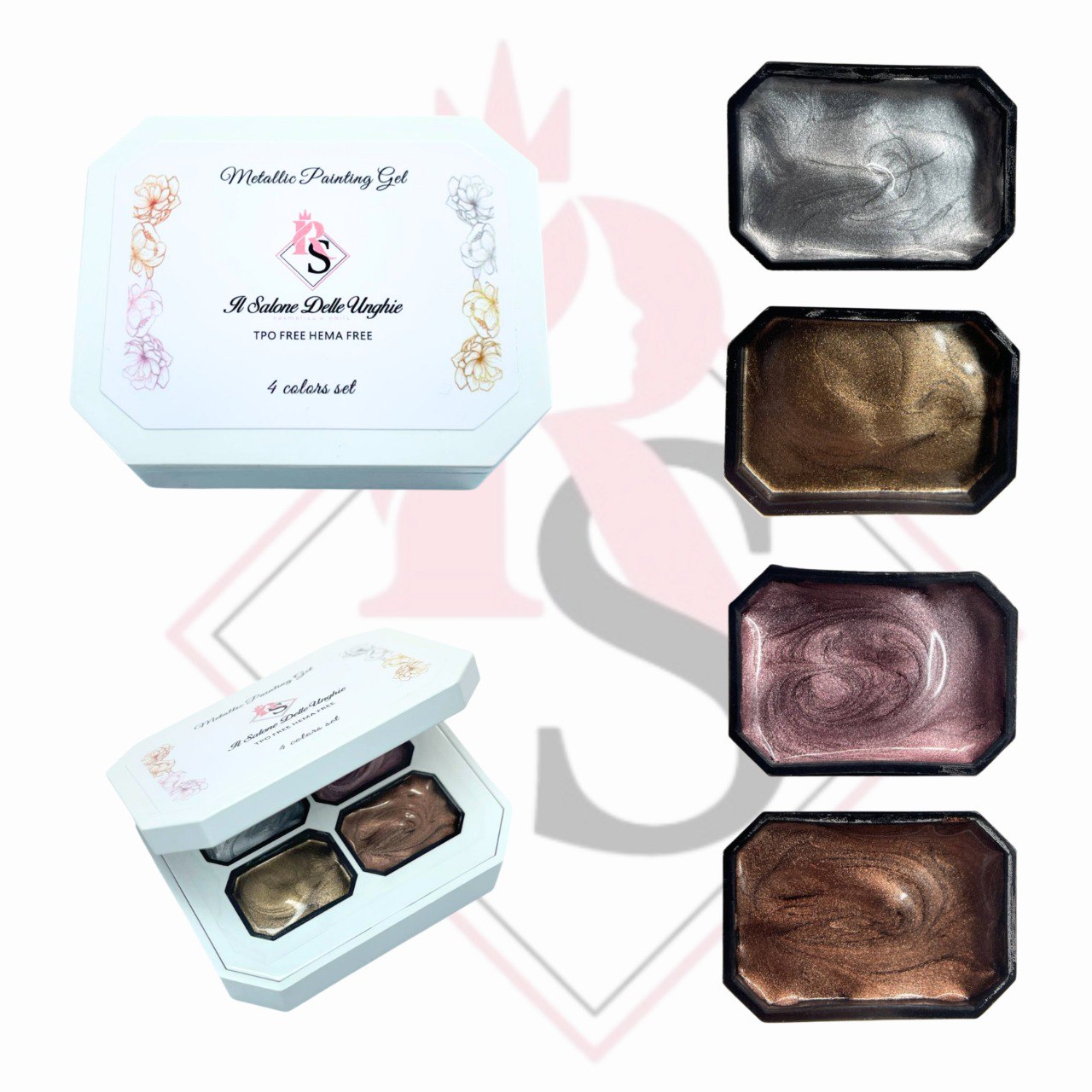 Gel Paint Metallico Professionale: La Palette per Nail Art di Precisione