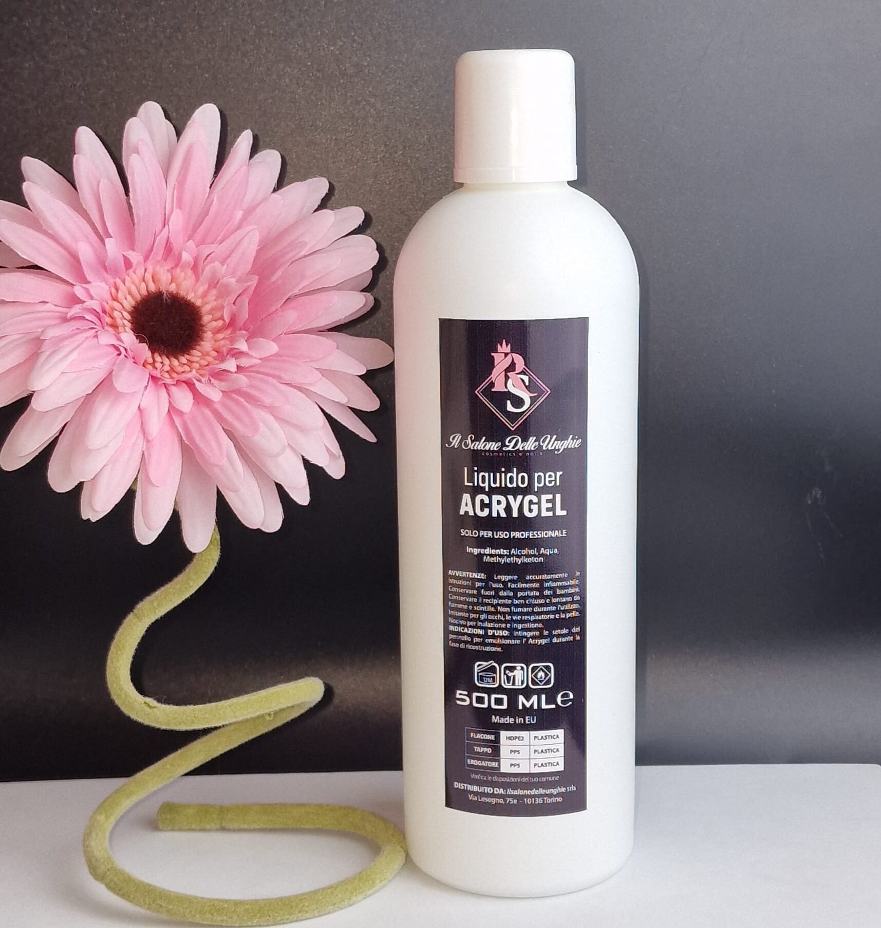 Liquido per Acrygel 500ml: il segreto per unghie perfette e resistenti - Il Salone Delle Unghie