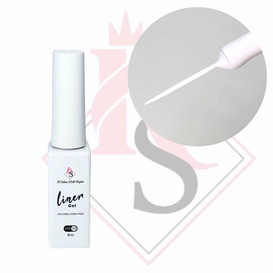 Liner Gel Bianco RS: Linee Sottili e Nail Art Perfette