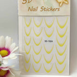 Sticker French 1924 Giallo