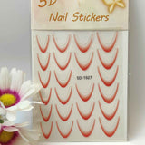 Sticker French 1927 Rosso