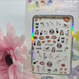 Adesivi Love XF3387 per Nail Art - Adesivi Amore XF3387 per Stile e Creatività