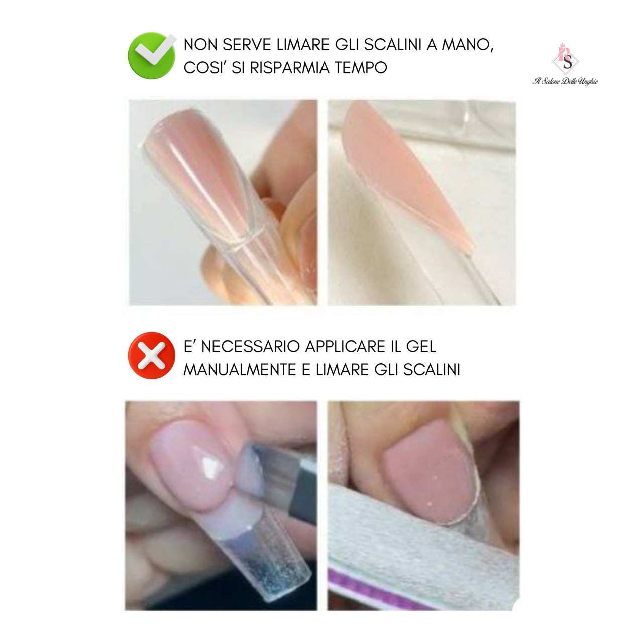 Dual Form 48 Mandorla Russa French Muretto Con Scheletro