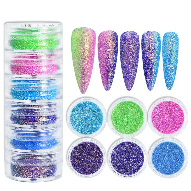 glitter set da 6 n 8