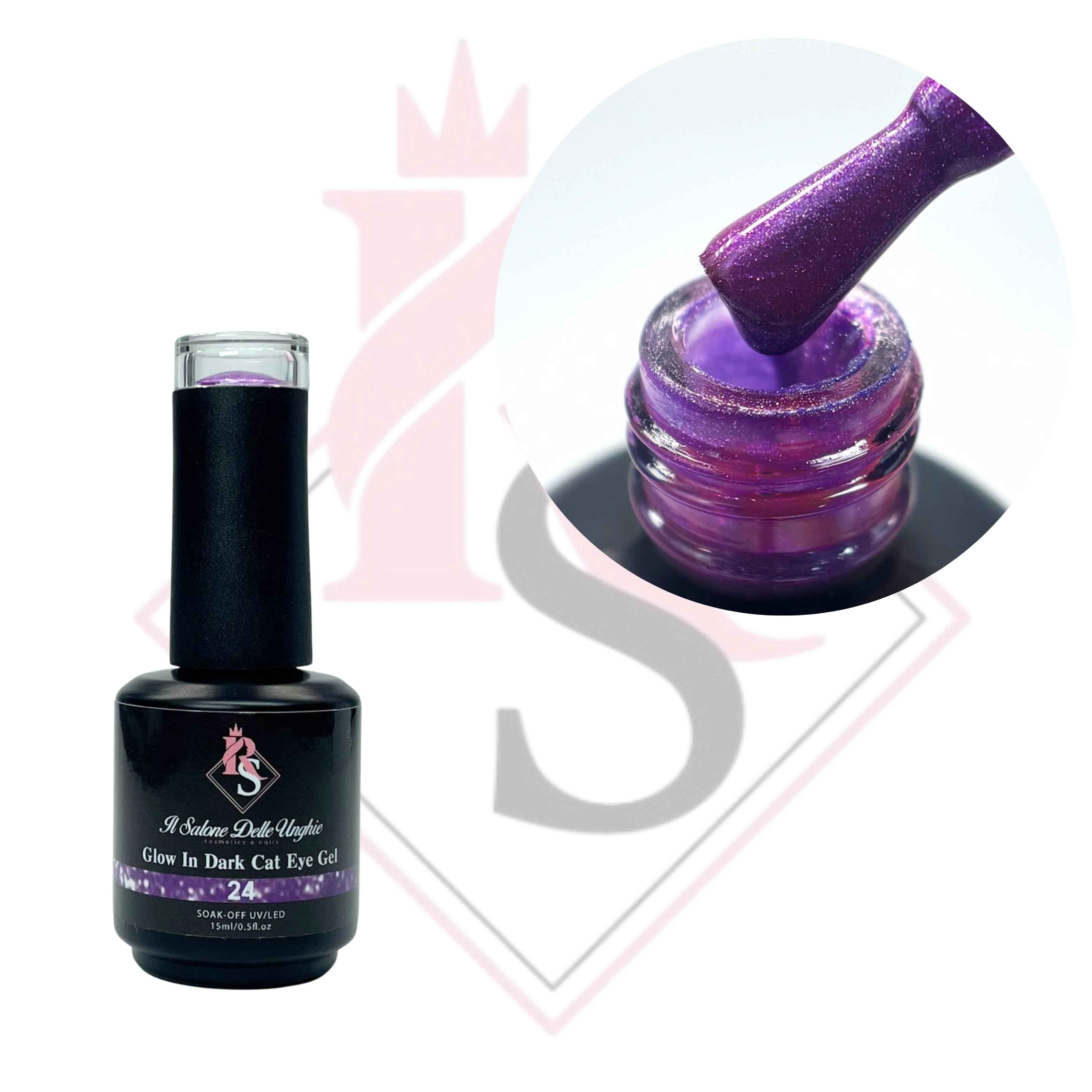 Gel Color Cat Eye's 24 Glow In The Dark