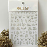 Sticker Natale Me186 argento