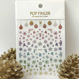 Sticker Natale Me190 Multicolor