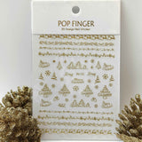 Sticker Natale Me192 Oro