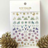 Sticker Natale Me196 Multicolor