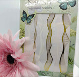 Sticker Decorativo Oro Bianco per Nail Art
