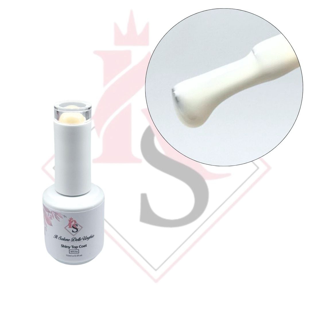 SHINY TOP COAT WHITE