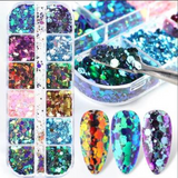 Paillettes 06 Multicolor Set Da 12