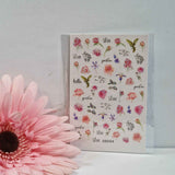 Adesivi Fiori 3D UG004