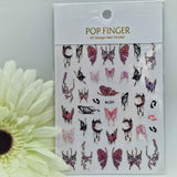 Adesivi Me289 Farfalle Rosa