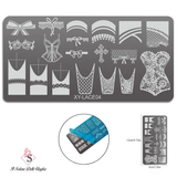 Placca Stamping XY-04 - Il Salone Delle Unghie