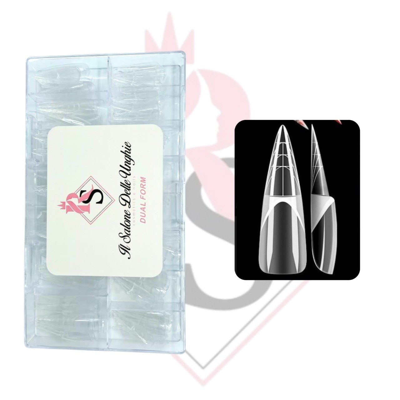 Dual Form 47 Stiletto French Muretto Con Scheletro