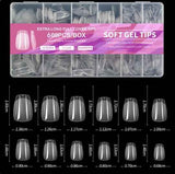 MINI SOFT GEL TIPS VIOLA ballerina