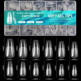 MINI SOFT GEL TIPS VERDE ACQUA