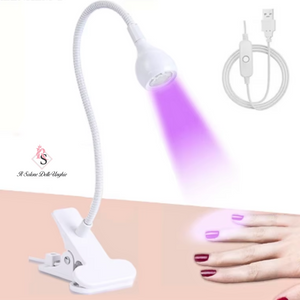lampada pinza bianca