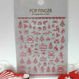 Sticker Natale Me 183 Rosso