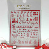 Sticker Natale Me 184 Rosso