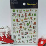 Sticker Natale Grinch Mg 06