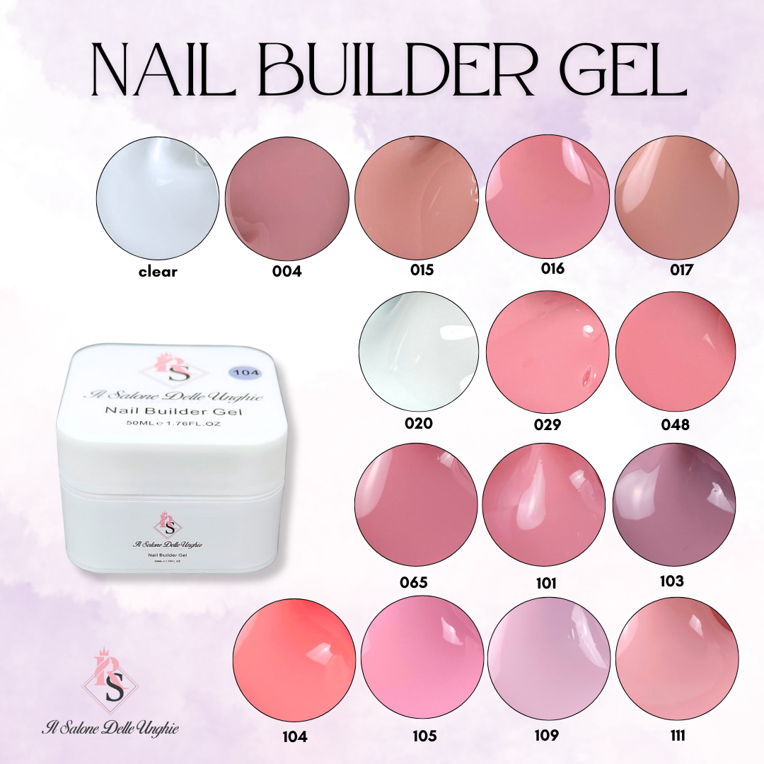 nail builder gel cartella colori