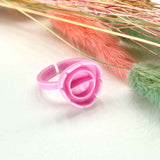 ANELLO PER COLLA rosa 10pz