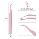 PINZETTE CURVE rosa - Il Salone Delle Unghie