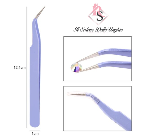pinza curva viola