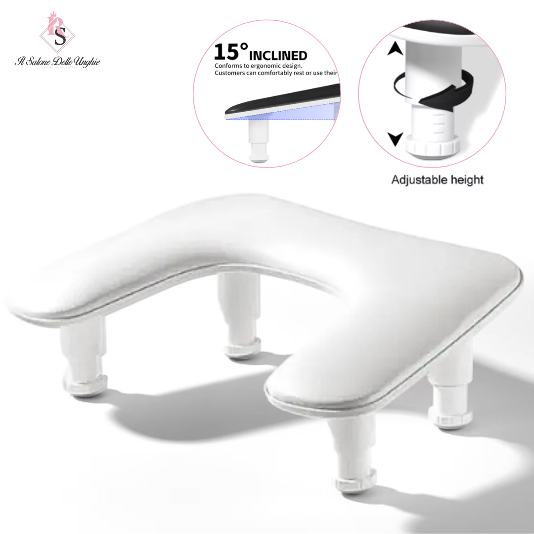 poggiamano ergonomico bianco