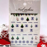Adesivi Firme Natale T628