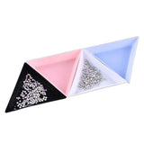 TRIANGOLO STRASS azzurro